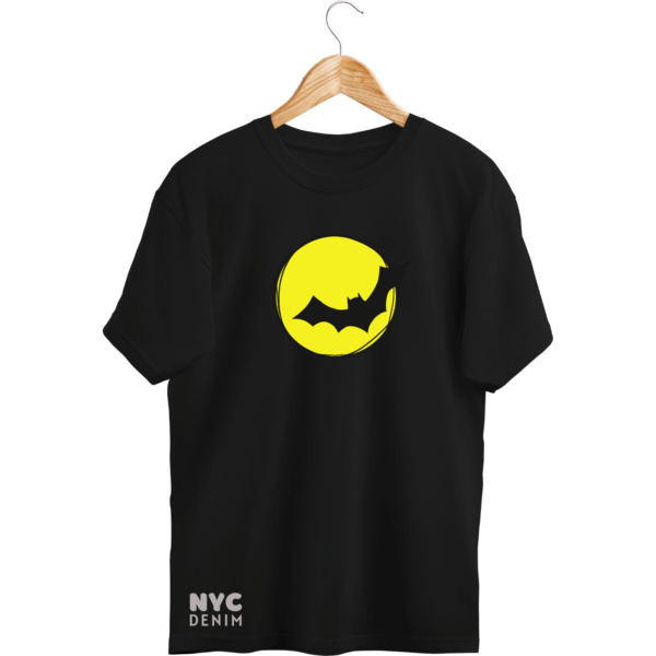 NYC Denim Batman Theme T Shirt