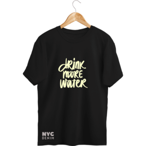 NYC Denim Drink More Water T-Shirt