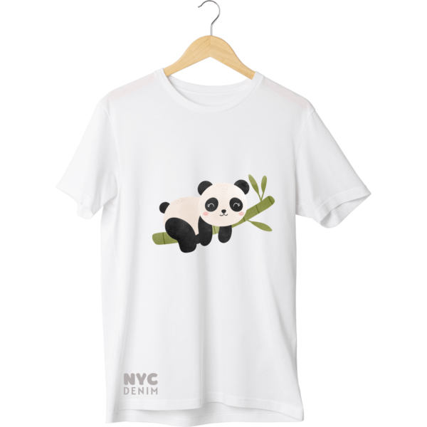 NYC Denim Lazy Panda T-Shirt