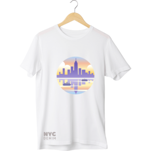 NYC Denim Colorful New York illustration T-Shirt