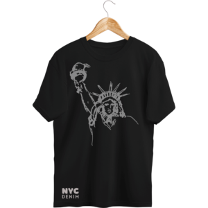 NYC Denim Statue of Liberty T-Shirt