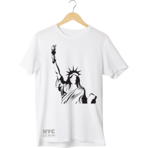 NYC Denim Statue of Liberty T-Shirt