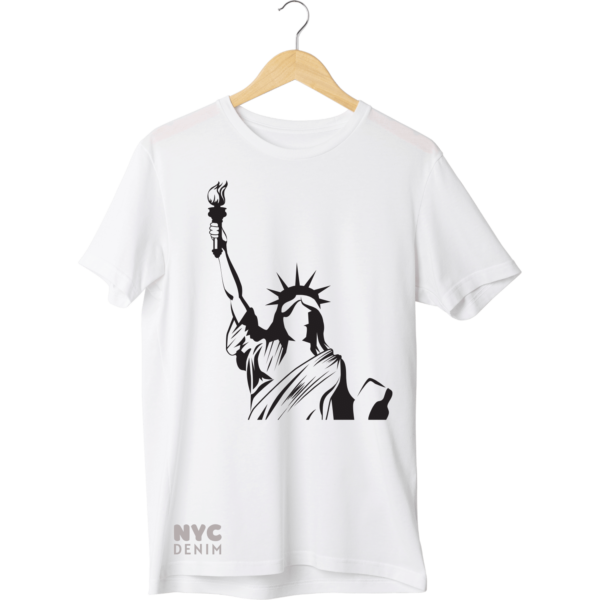 NYC Denim Statue of Liberty T-Shirt