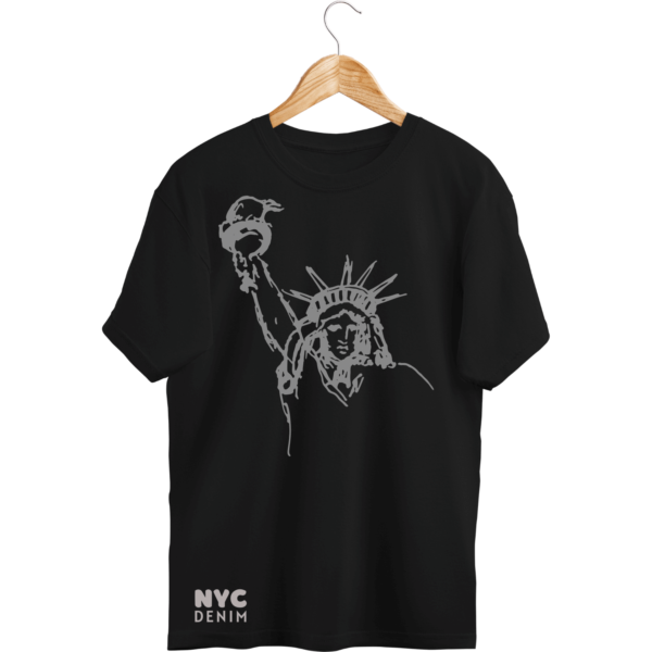 NYC Denim Statue of Liberty T-Shirt